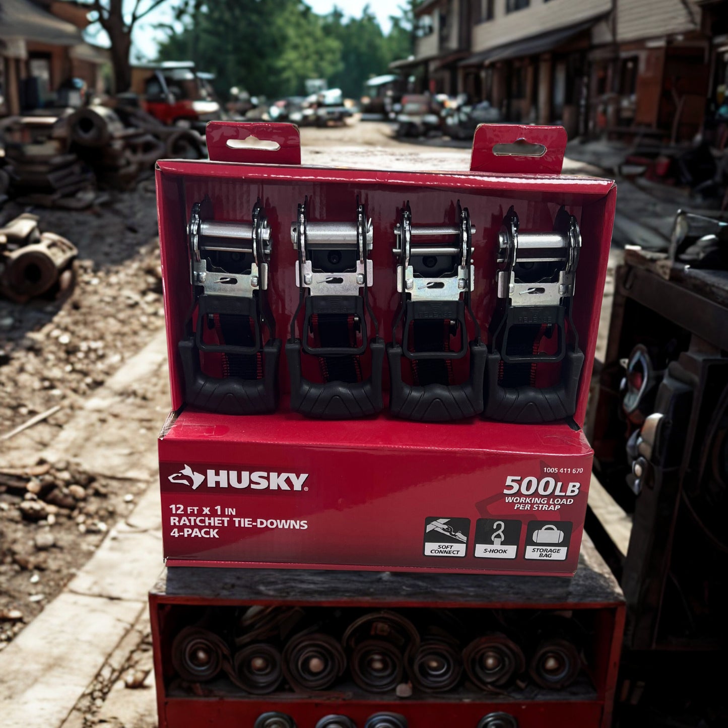 Husky Ratchet 12Ft 4pcs