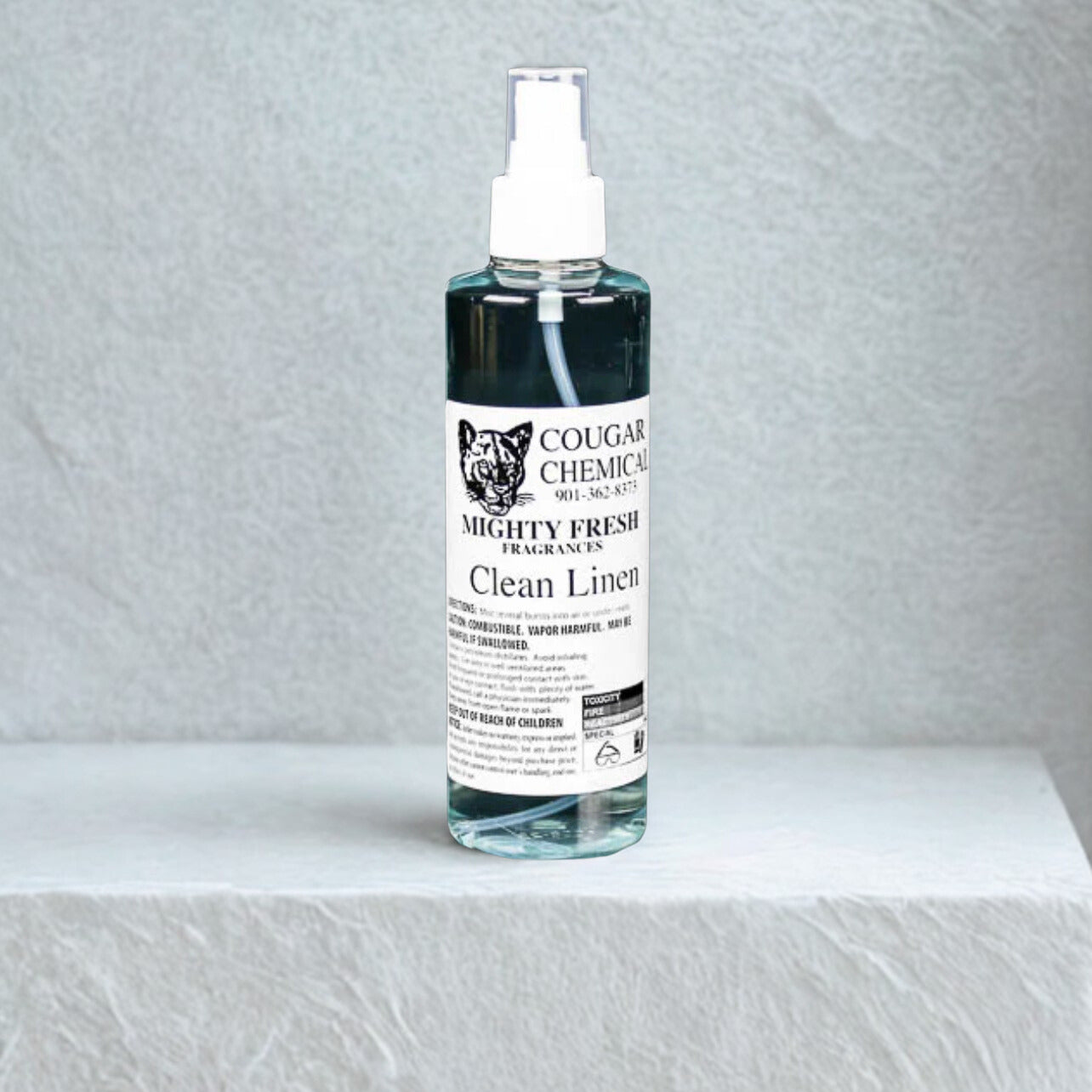 Cougar Mighty Fragrance Clean Linen Freshener 32 0z.