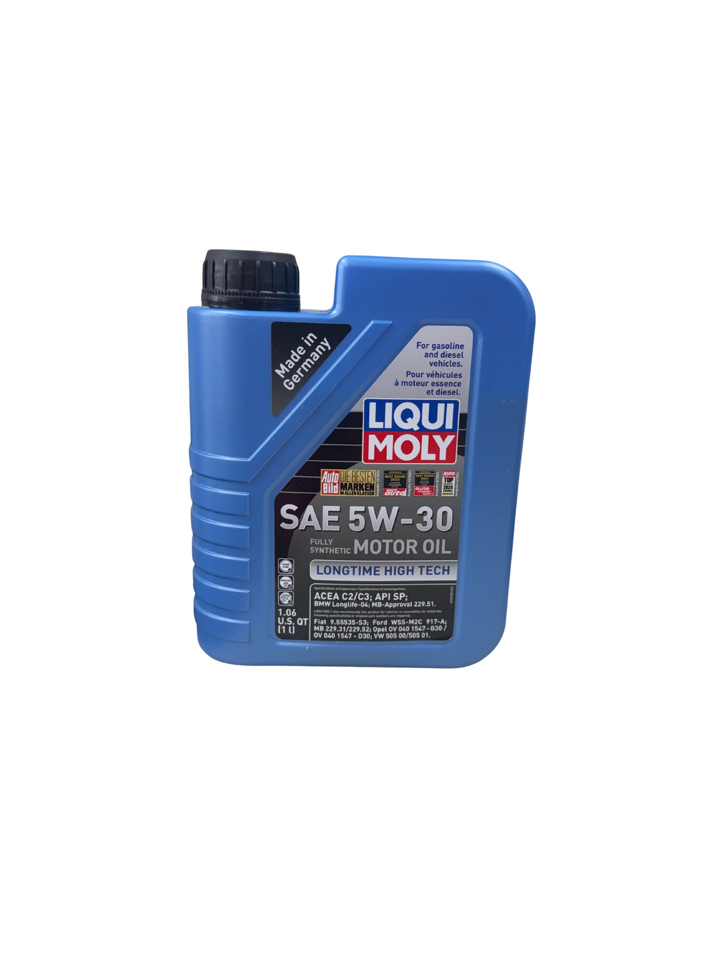 Liqui Moly Synthetic Motor Oil SAE 5W-30 Longtime High Tech 5L.