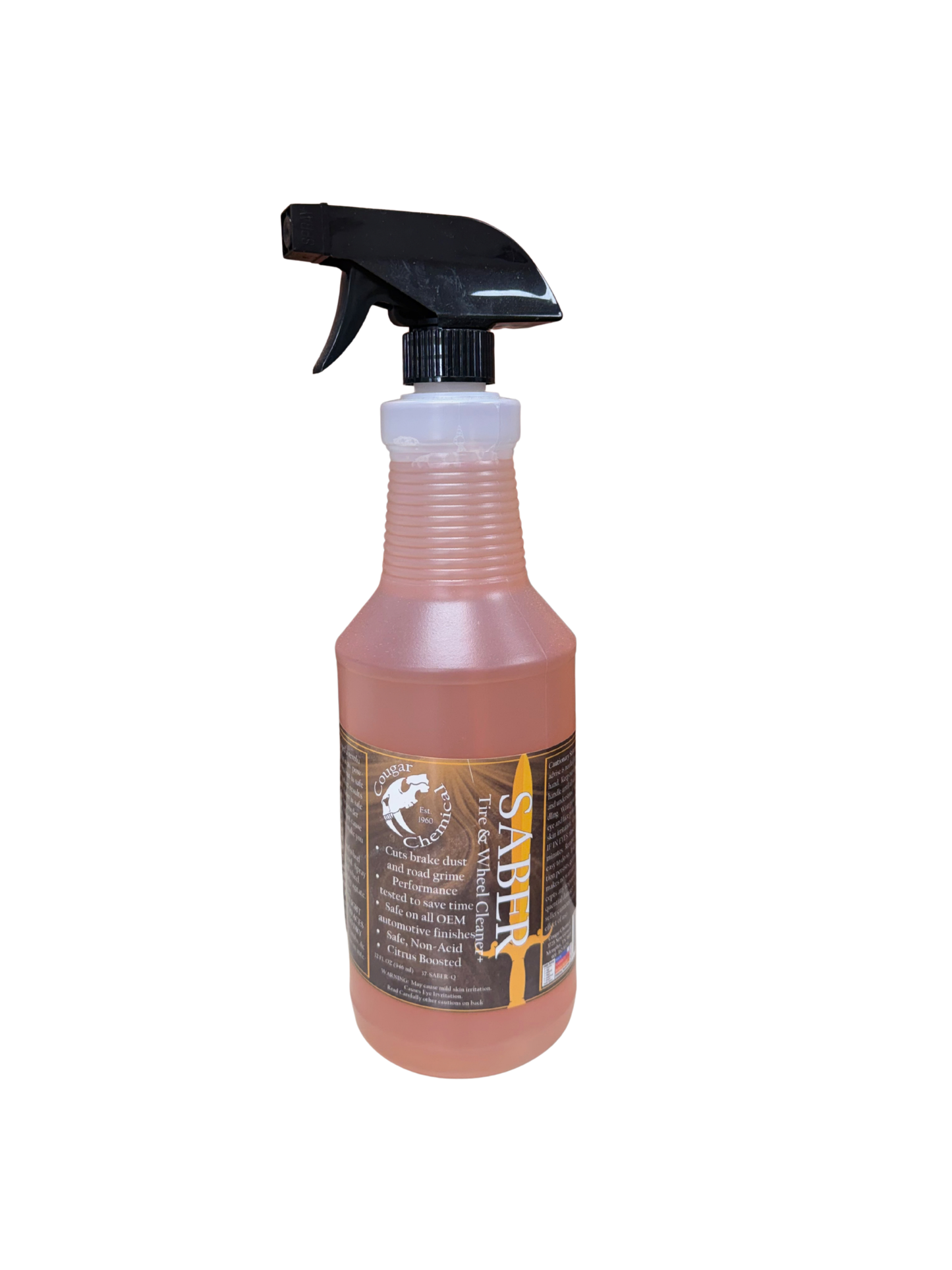 Saber Tire & Wheel Cleaner 32 Oz Cougar