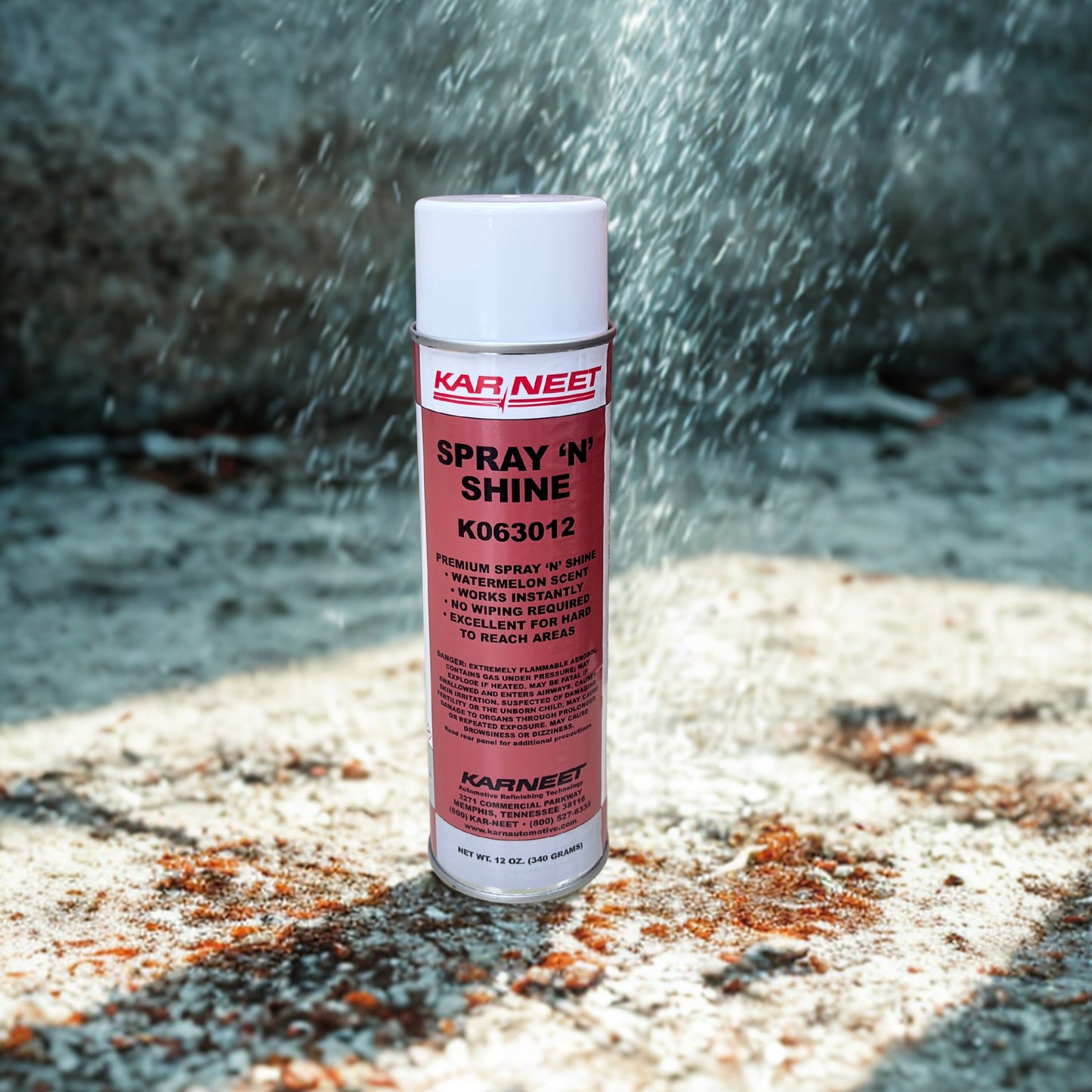 Kar Neet Spray & Shine For Vinyl, Plastic & Rubber 18 0z.