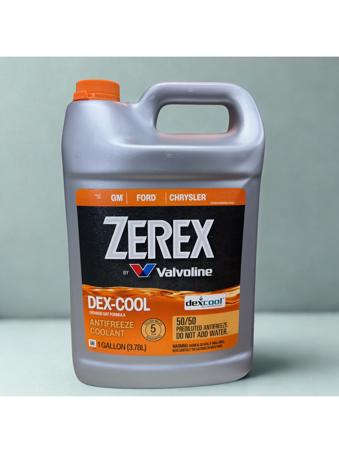 Zerex Dex-Cool Antifreeze Orange 50\50 Pre-diluted GM/Ford/Chrysler 1 Gallon
