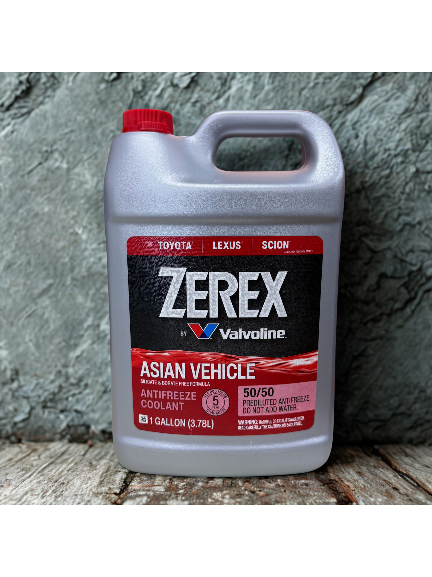 Zerex Dex-Cool Antifreeze Red 50/50 Pre-diluted 1 Gallon Toyota/Scion/Lexus