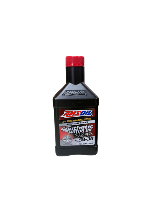 Amsoil Synthetic Oil Signature Series SAE 5W-30 1 Quart.