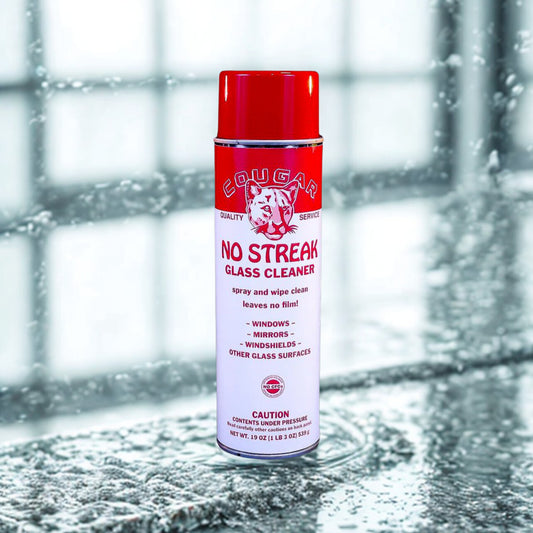 Cougar Glass Cleaner No Streak 19 Oz