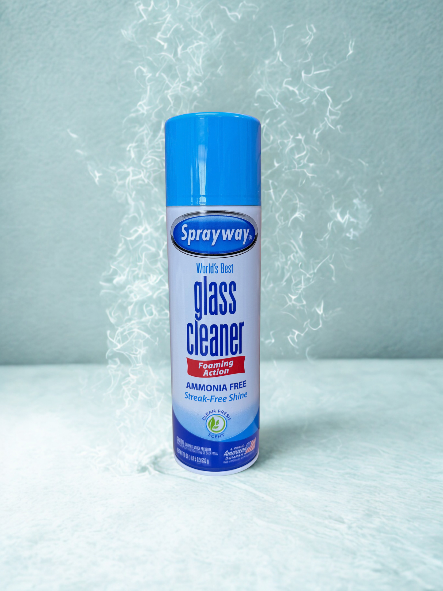 Glass Cleaner Sprayway Foaming Action Ammonia Free 19 oz.