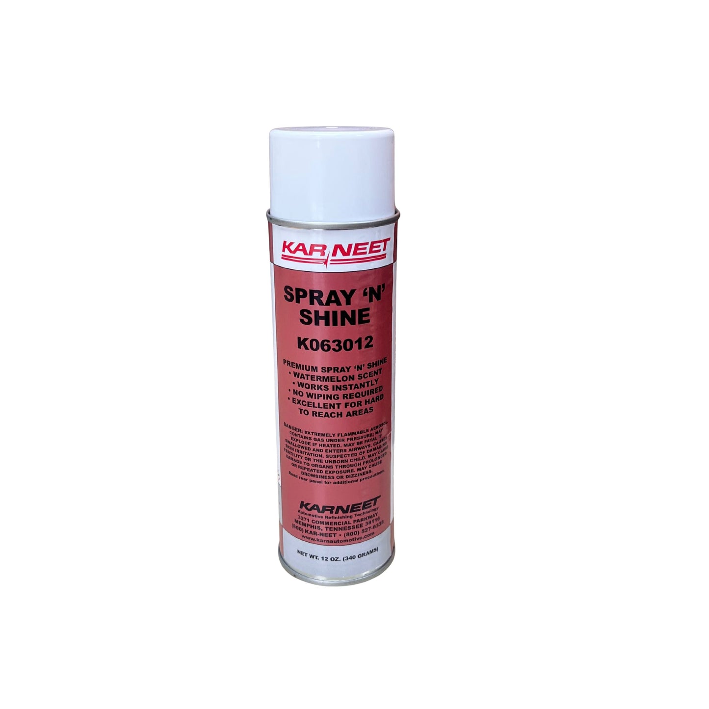 Kar Neet Spray & Shine For Vinyl, Plastic & Rubber 18 0z.