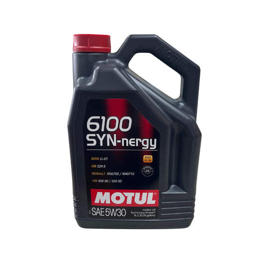 Motul 6100 SYN-nergy Synthetic Motor Oil 5w-30