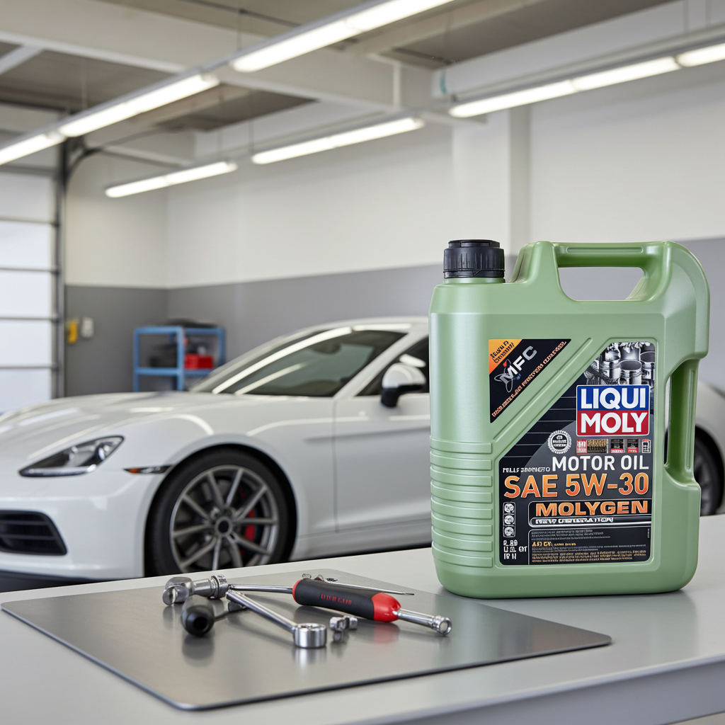Liqui Moly Full Synthetic Motor Oil  SAE 5W-30 Molygen New Generation 5L