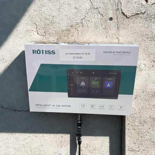 Car Stereo Rotiss 10" 64 Gb