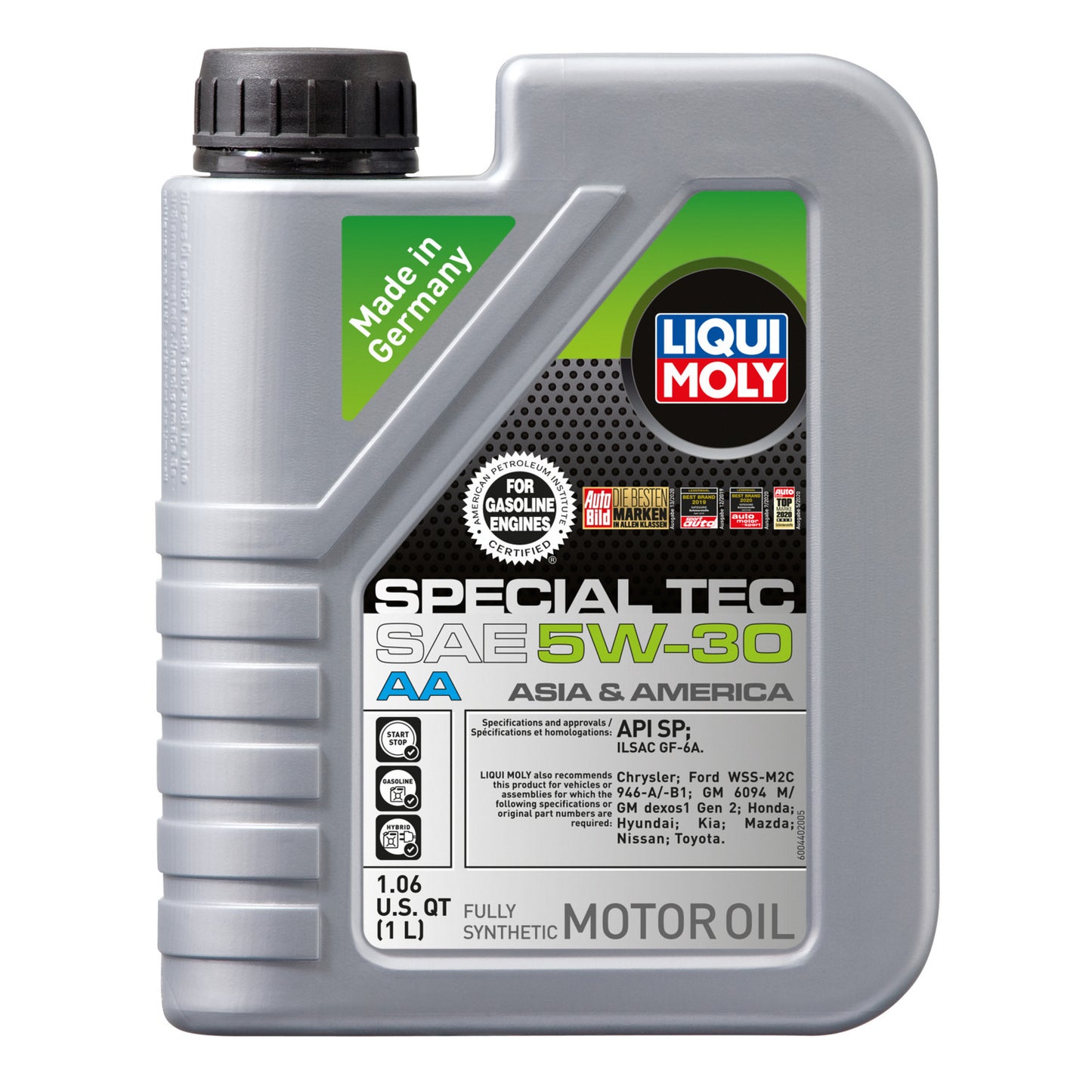 Liqui Moly Synthetic Motor Oil Special Tec SAE 5W-30  Asia & America 5 L.