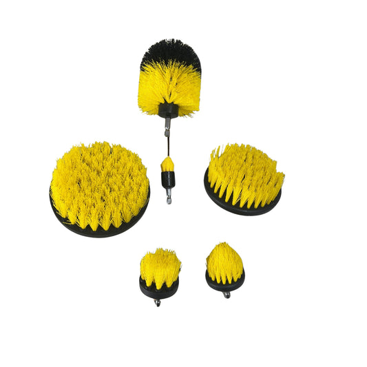 Drill Yellow Brush Set  7 Pcs.