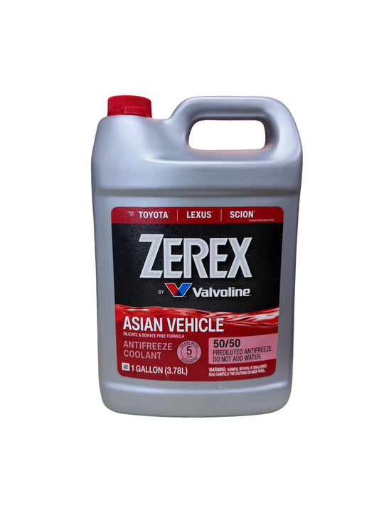 Zerex Dex-Cool Antifreeze Red 50/50 Pre-diluted 1 Gallon Toyota/Scion/Lexus